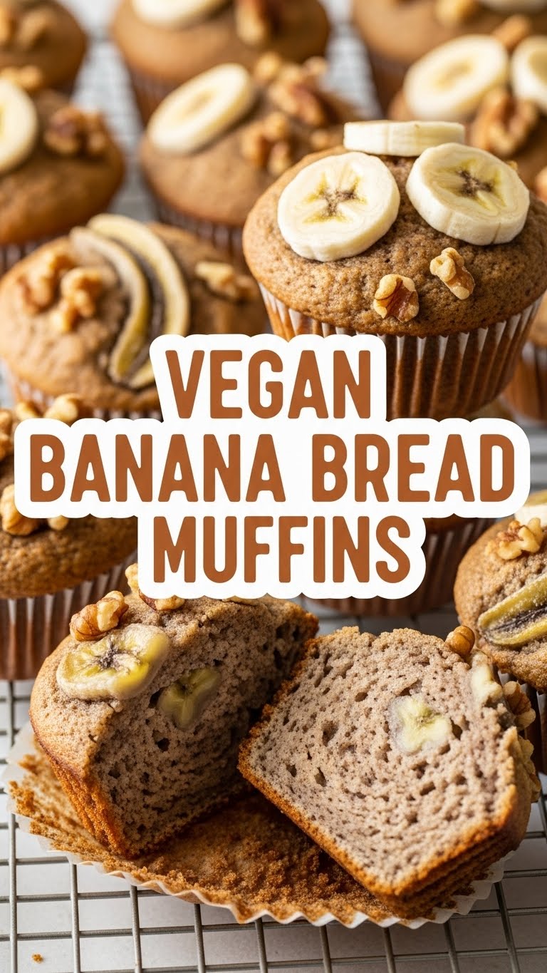 Vegan Banana Bread Muffins