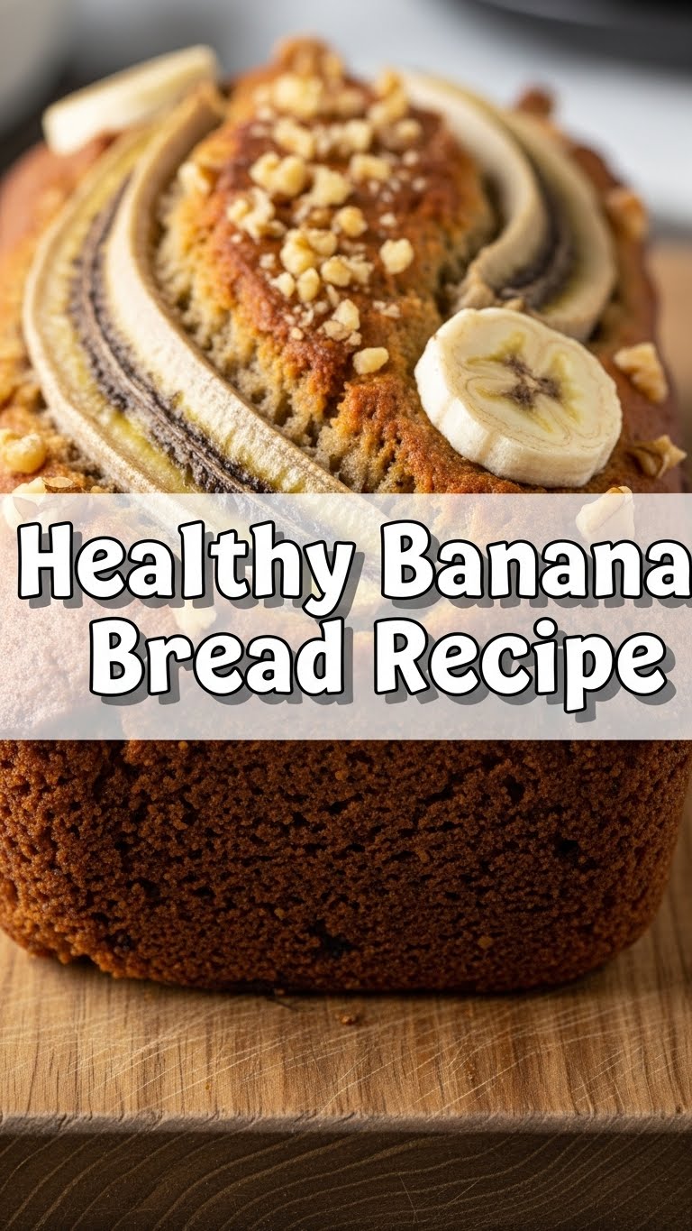 Healthy Banana Bread Recipe