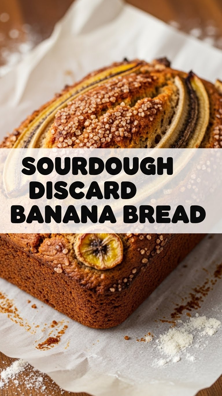 Sourdough Discard Banana Bread