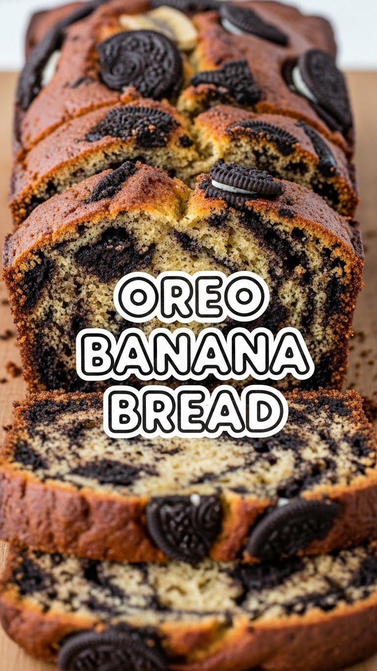 Oreo Banana Bread
