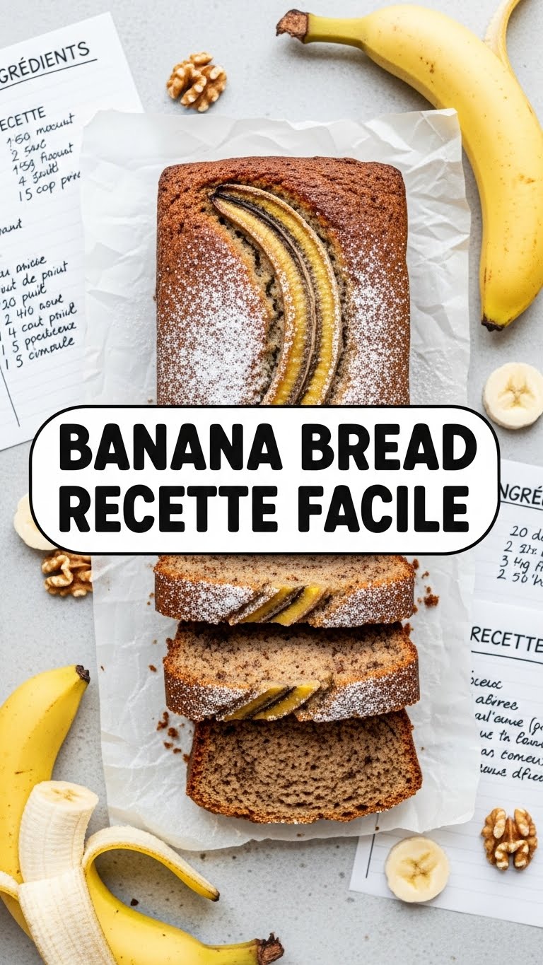 Banana Bread Recette Facile