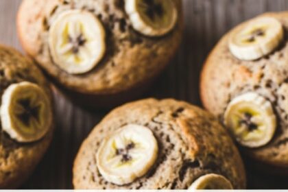 Sourdough Discard Banana Bread Muffins