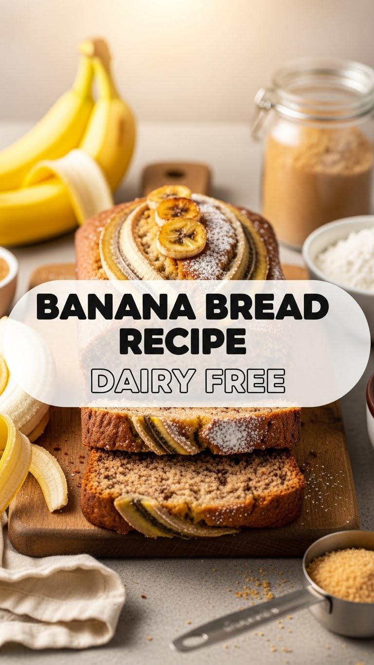 Banana Bread Recipe Dairy Free