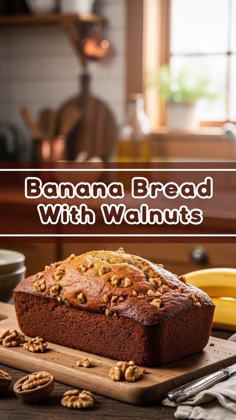 Banana Bread With Walnuts