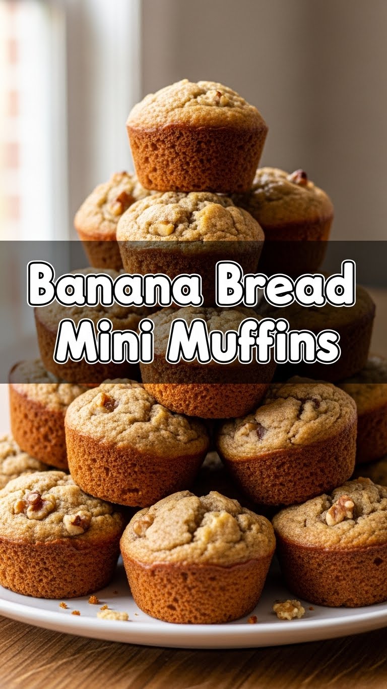 Banana Bread Mini Muffins