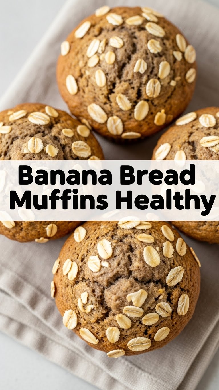 Banana Bread Muffins Healthy