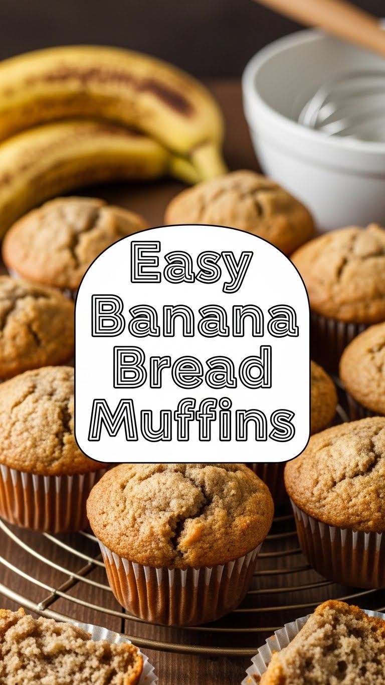 Easy Banana Bread Muffins