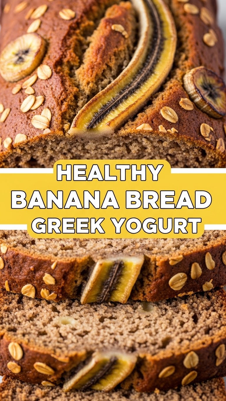 Healthy Banana Bread Greek Yogurt