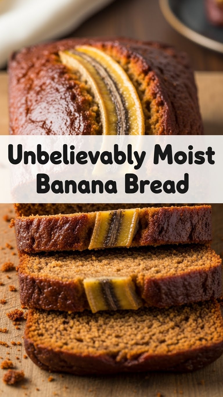 Unbelievably Moist Banana Bread