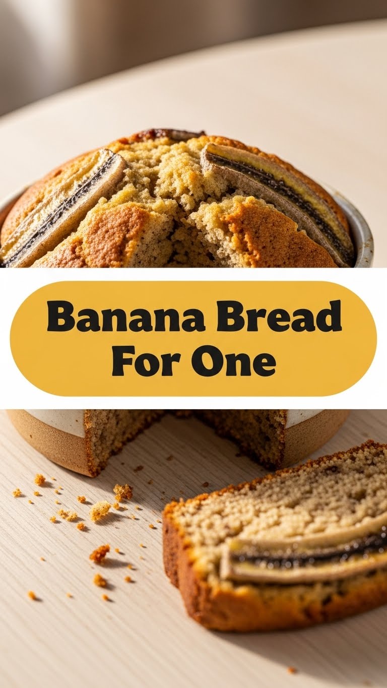 Banana Bread For One