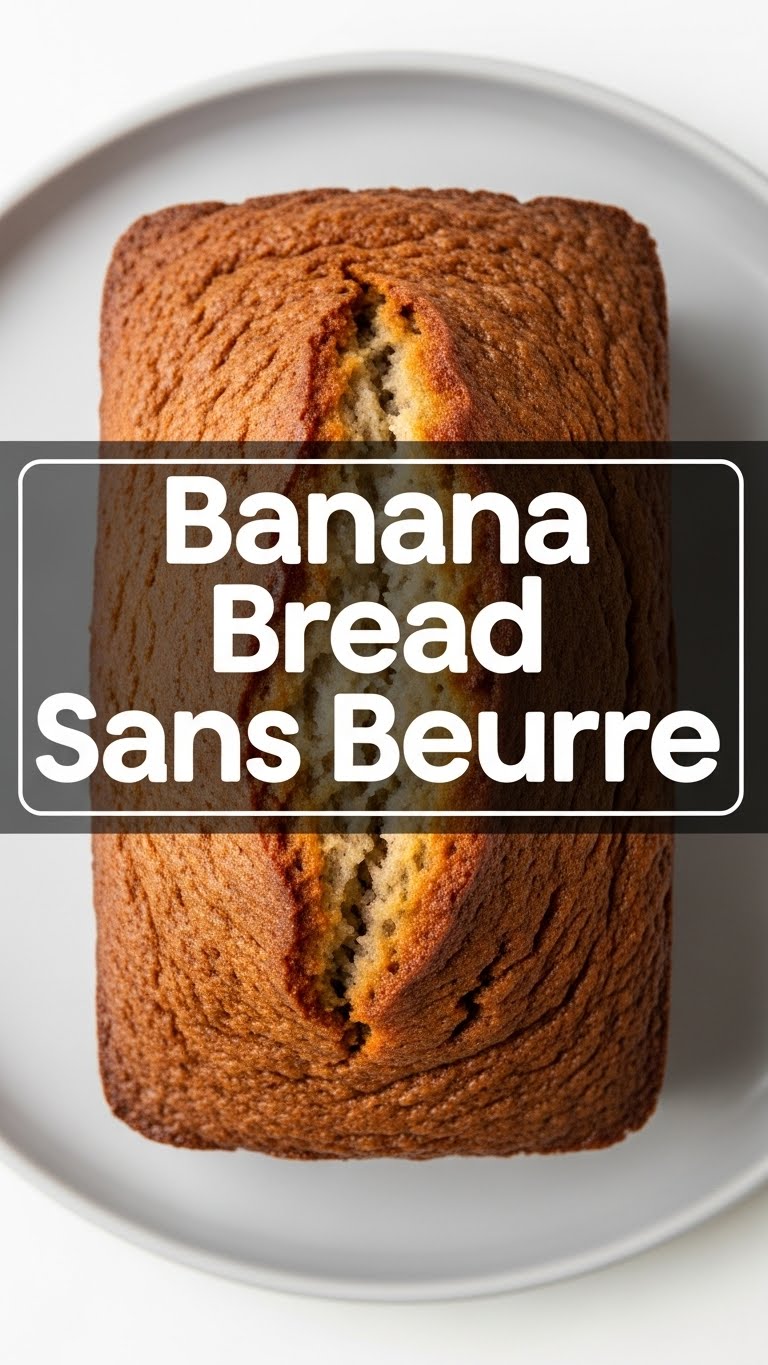 Banana Bread Sans Beurre