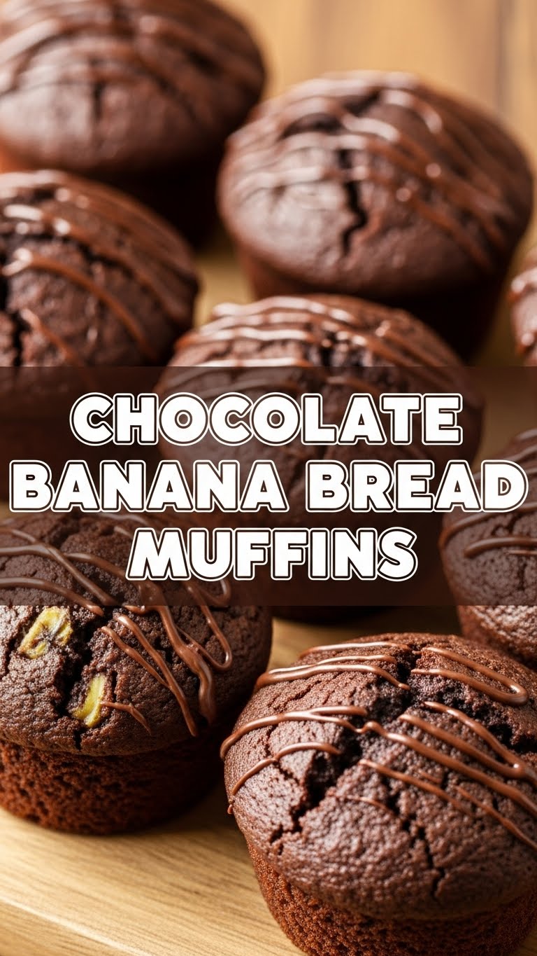 Chocolate Banana Bread Muffins