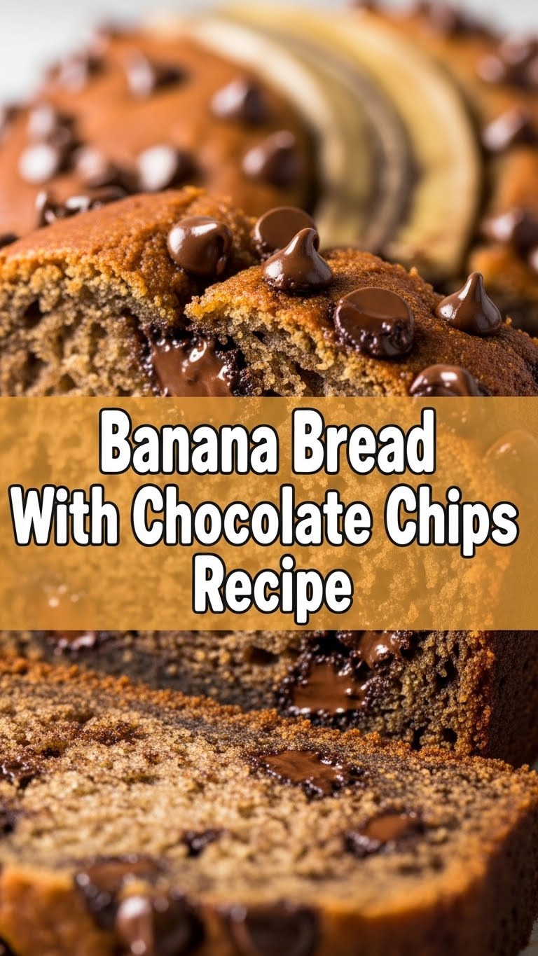 Banana Bread With Chocolate Chips Recipe