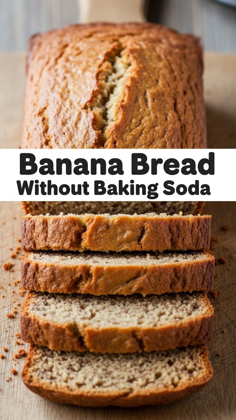 Banana Bread Without Baking Soda