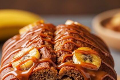 Caramel Banana Bread