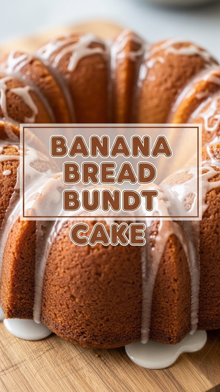 Banana Bread Bundt Cake