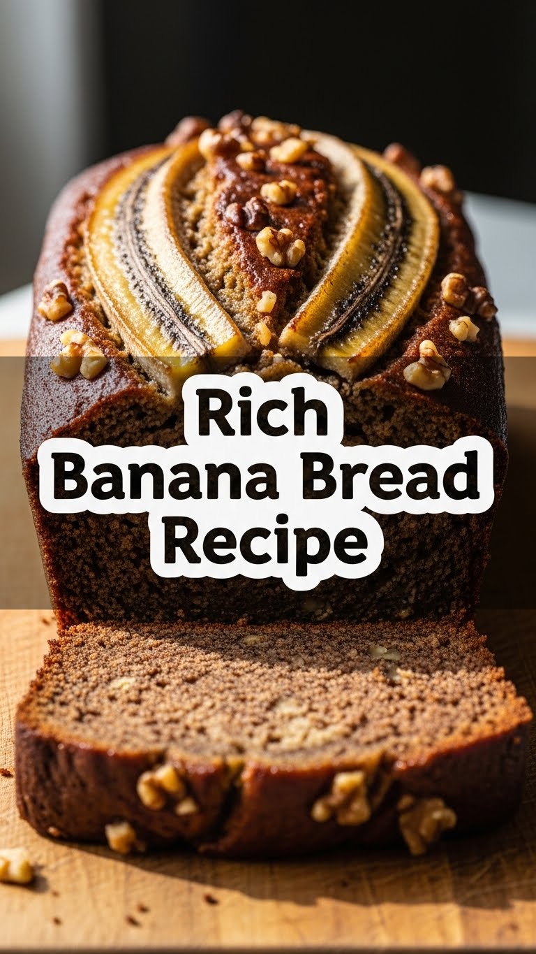 Rich Banana Bread Recipe