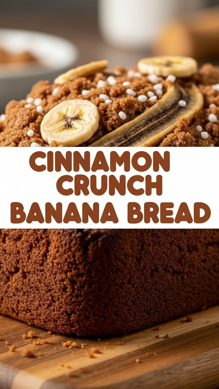 Cinnamon Crunch Banana Bread