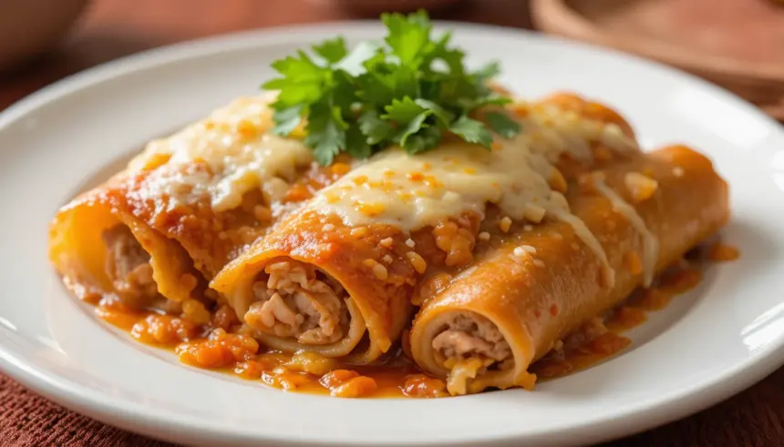 Easy Mexican Food Recipes 4 Ingredients Simple Chicken Enchiladas