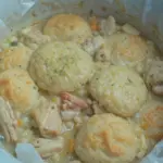 Crockpot Chicken Pot Pie With Biscuits Slow Cooker Easy Recipes