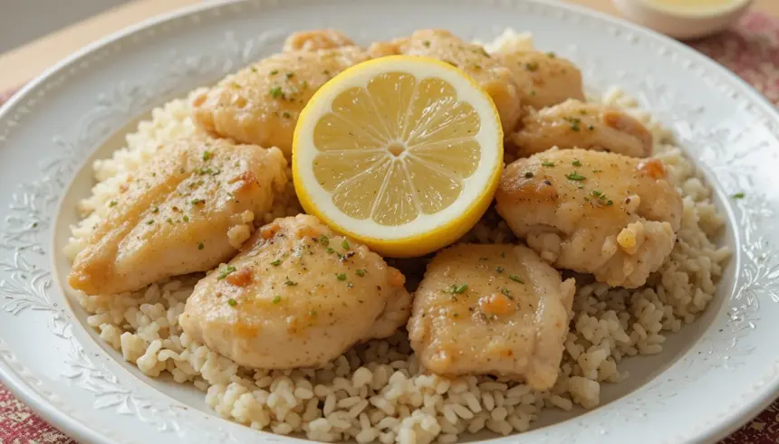 Lemon Chicken With Rice Easy Recipes
