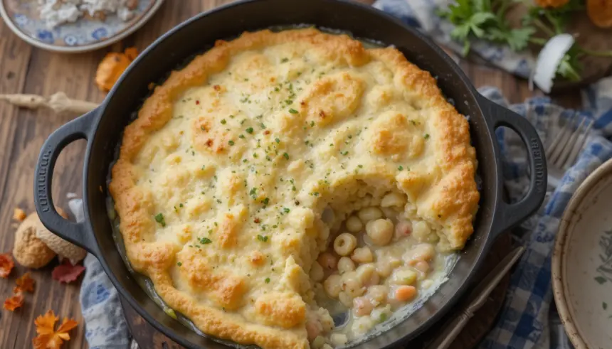 Chicken Pot Pie In Cast Iron Skillet Easy Recipes