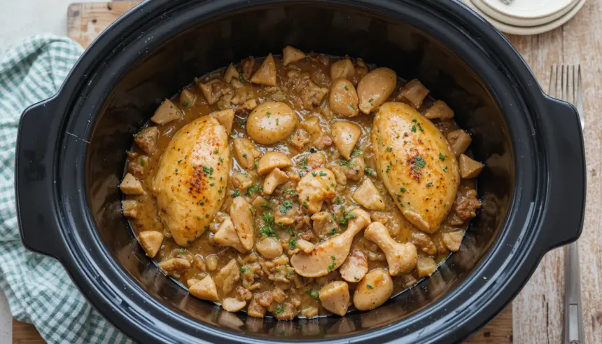 Chicken Mushroom Crockpot Recipes Easy