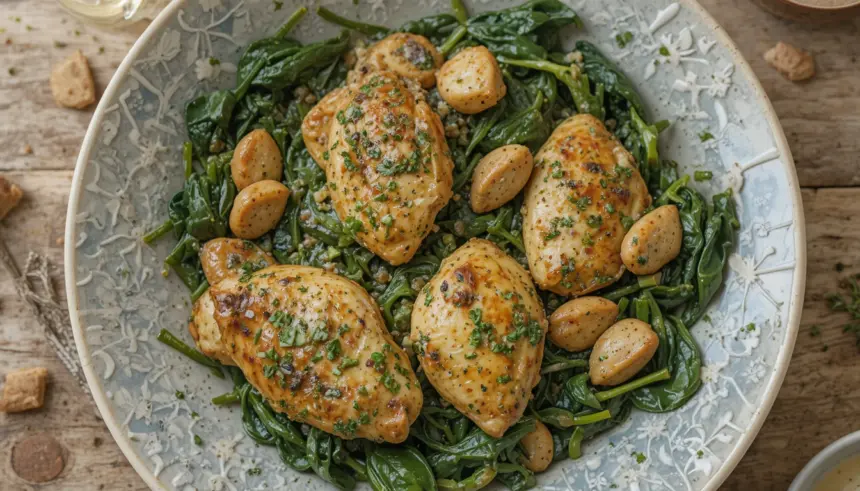 Easy Chicken And Spinach Recipes
