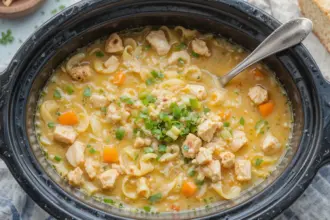 Healthy Crockpot Chicken Noodle Soup Recipes