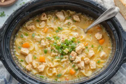 Healthy Crockpot Chicken Noodle Soup Recipes