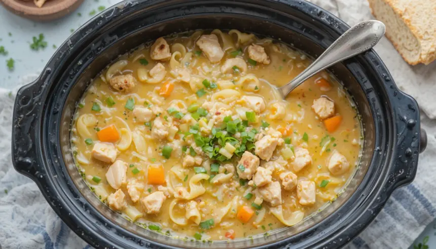 Healthy Crockpot Chicken Noodle Soup Recipes