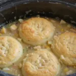 Crockpot Chicken Pot Pie With Biscuits Slow Cooker Easy Recipes