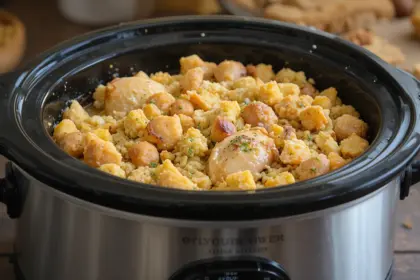 Crockpot Chicken And Stuffing Recipes Slow Cooker