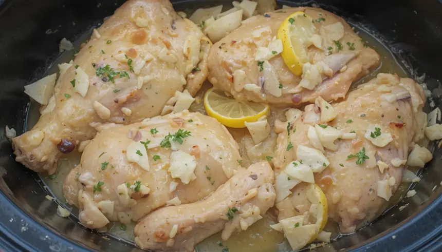 Crockpot Chicken Recipes Lemon Garlic