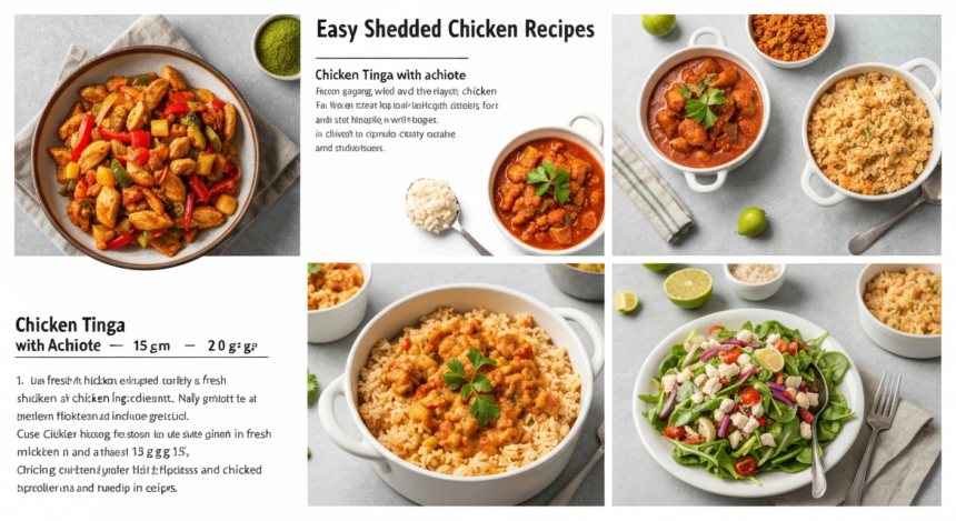 Healthy Shredded Chicken Recipes Easy