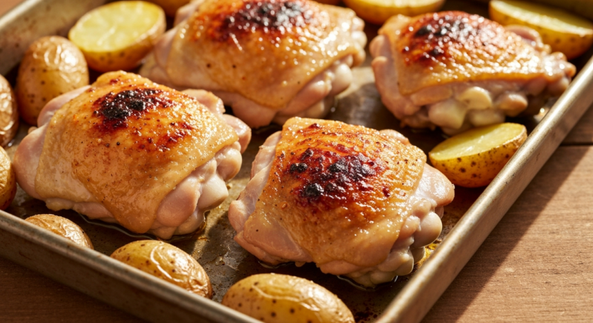 Boneless Skinless Chicken Thigh Recipes Baked With Potatoes