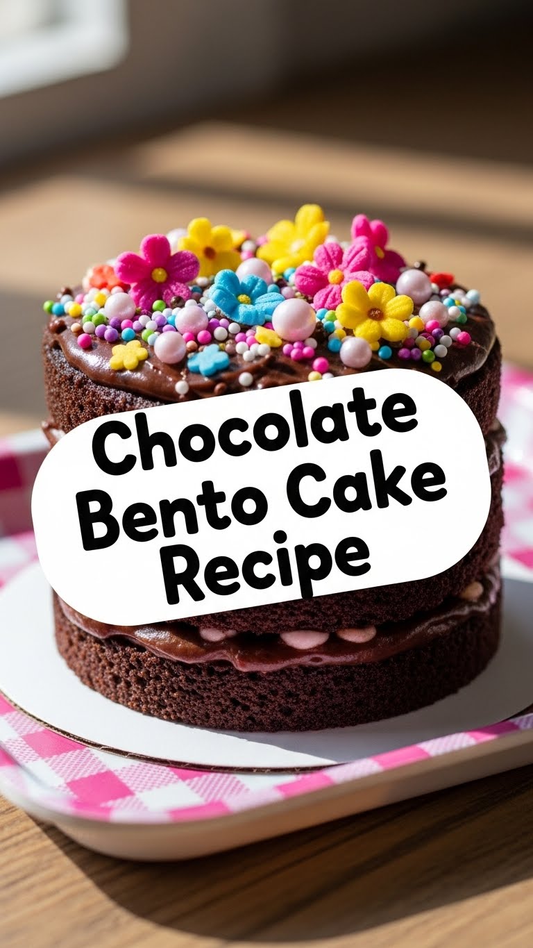 Chocolate Bento Cake Recipe