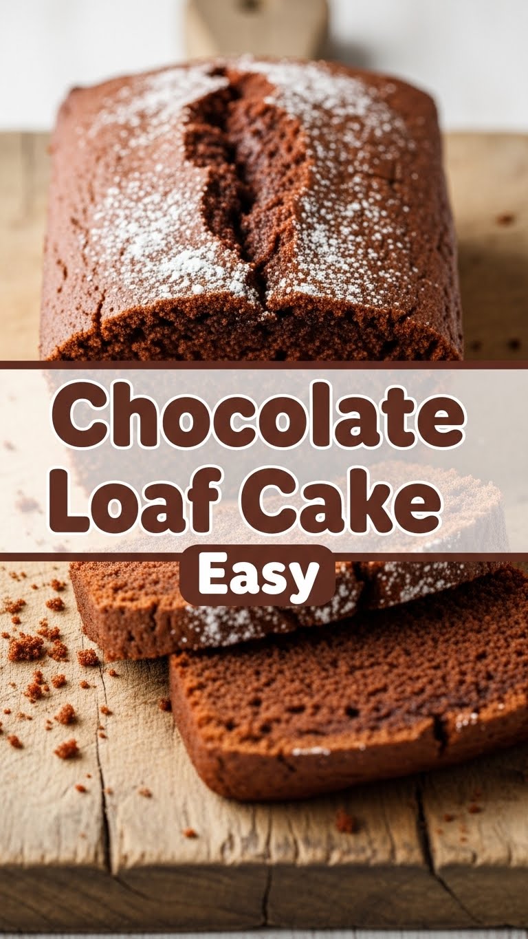 Chocolate Loaf Cake Easy