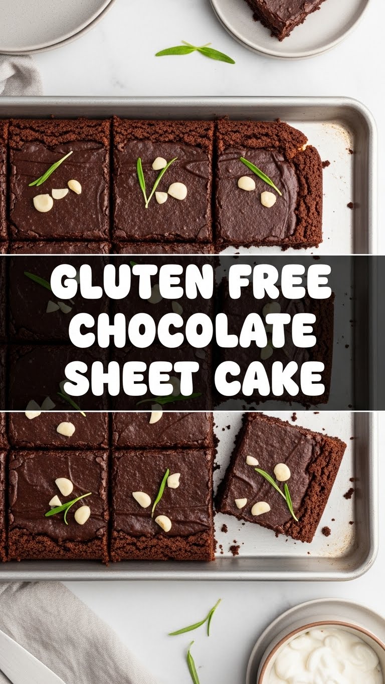 Gluten Free Chocolate Sheet Cake