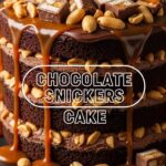 Chocolate Snickers Cake