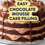 Easy Chocolate Mousse Cake Filling