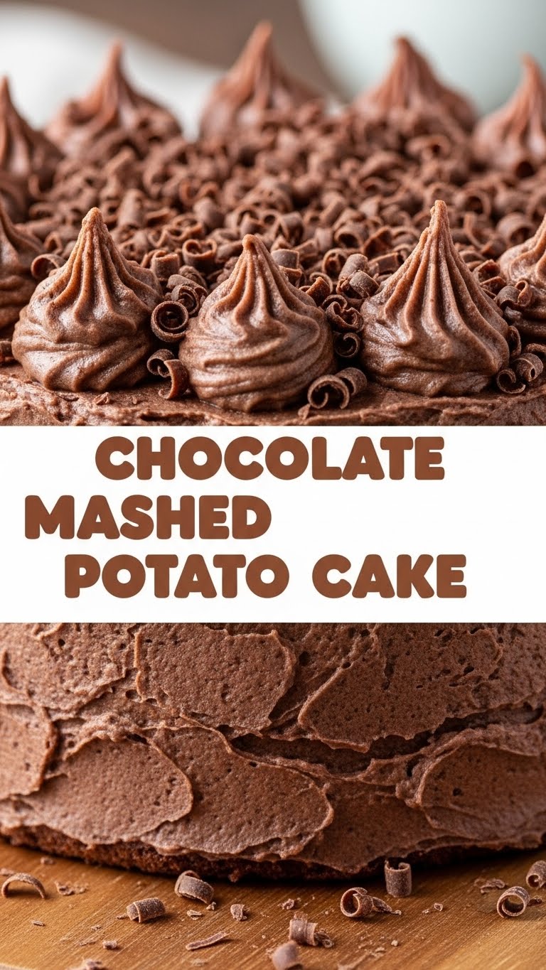 Chocolate Mashed Potato Cake