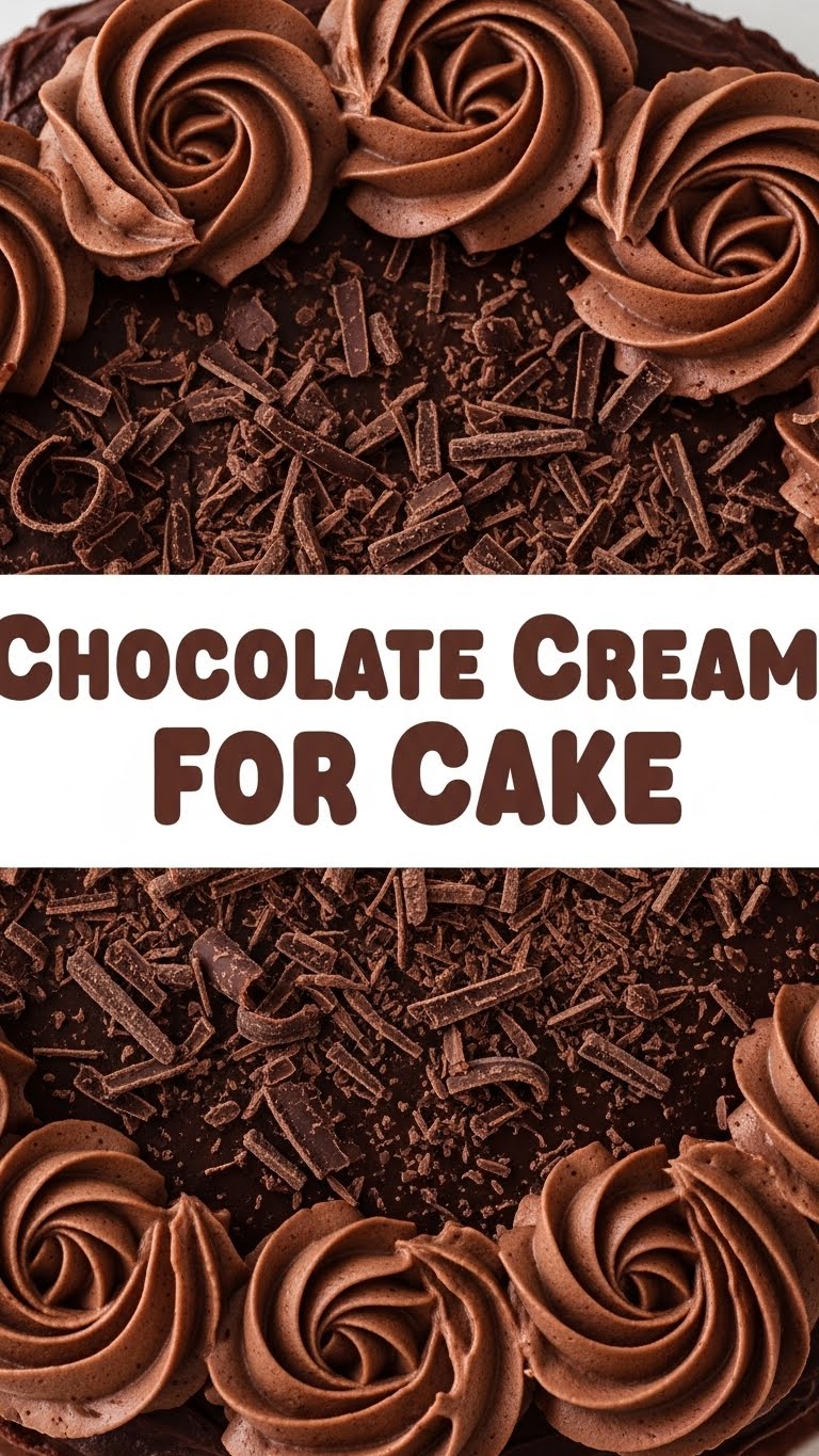 Chocolate Cream For Cake