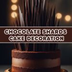 Chocolate Shards Cake Decoration