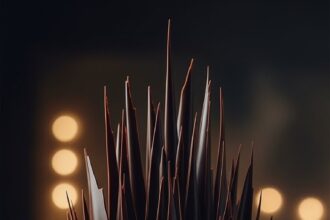 Chocolate Shards Cake Decoration