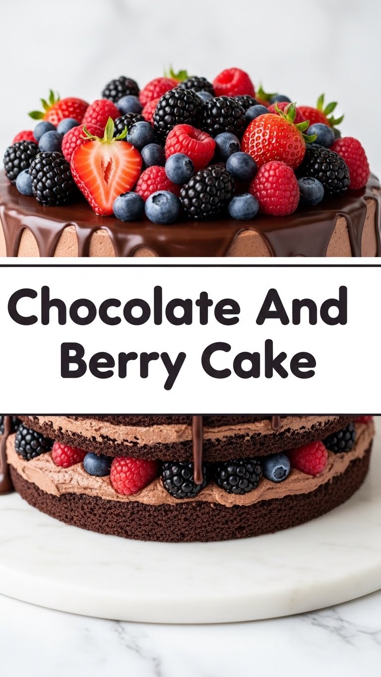 Chocolate And Berry Cake