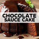 Chocolate Sauce Cake