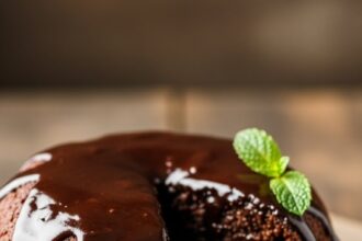 Chocolate Sauce Cake