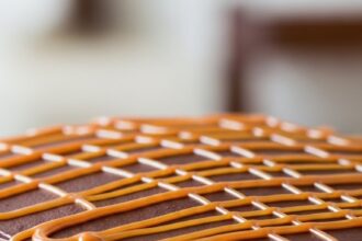 Chocolate Cake With Caramel Frosting