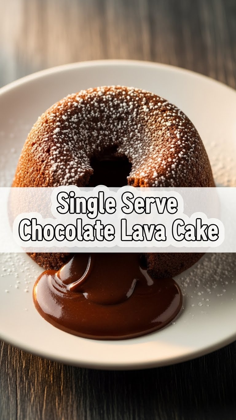 Single Serve Chocolate Lava Cake